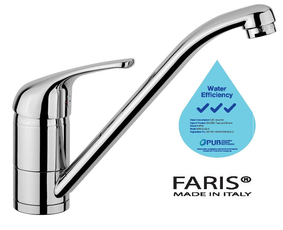 FARIS - MW-2420-A SINGLE LEVER KITCHEN SINK MIXER 