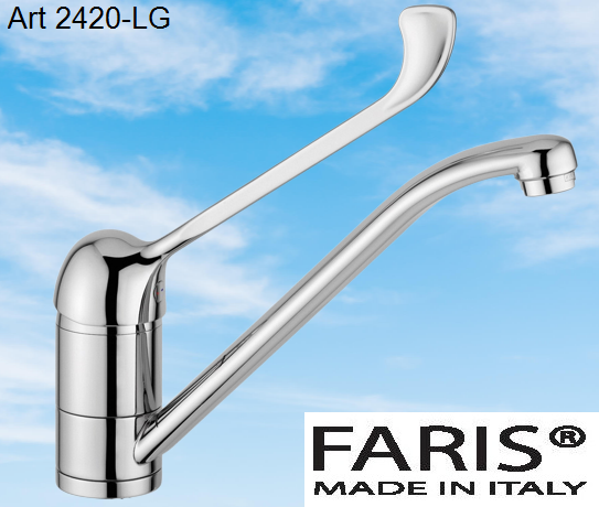FARIS 2420 SINK MIXER WITH ELBOW LEVER