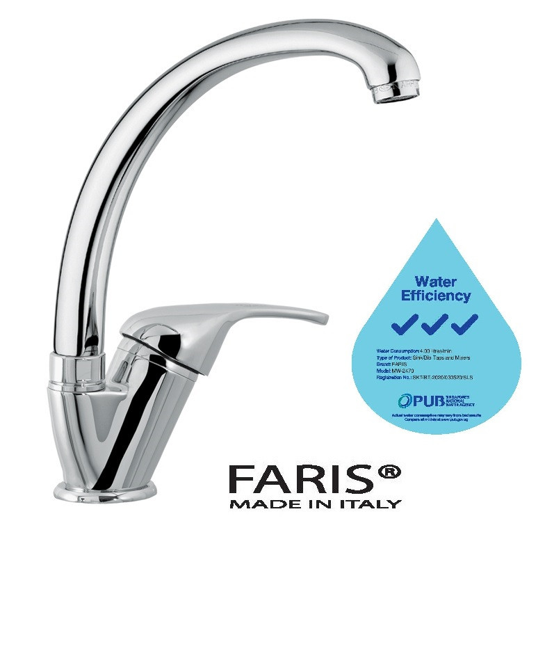 FARIS  SINK MIXER - MW-2470  MADE IN ITALY 