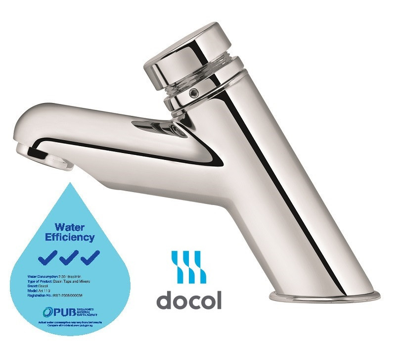 DOCOL SELF CLOSING TAP - ART 110-P BASIN TAP