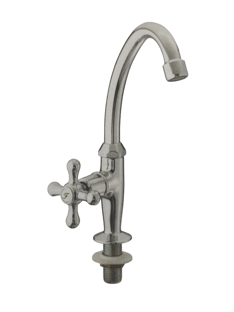 FARIS - 0401L - J SPOUT SINK TAP