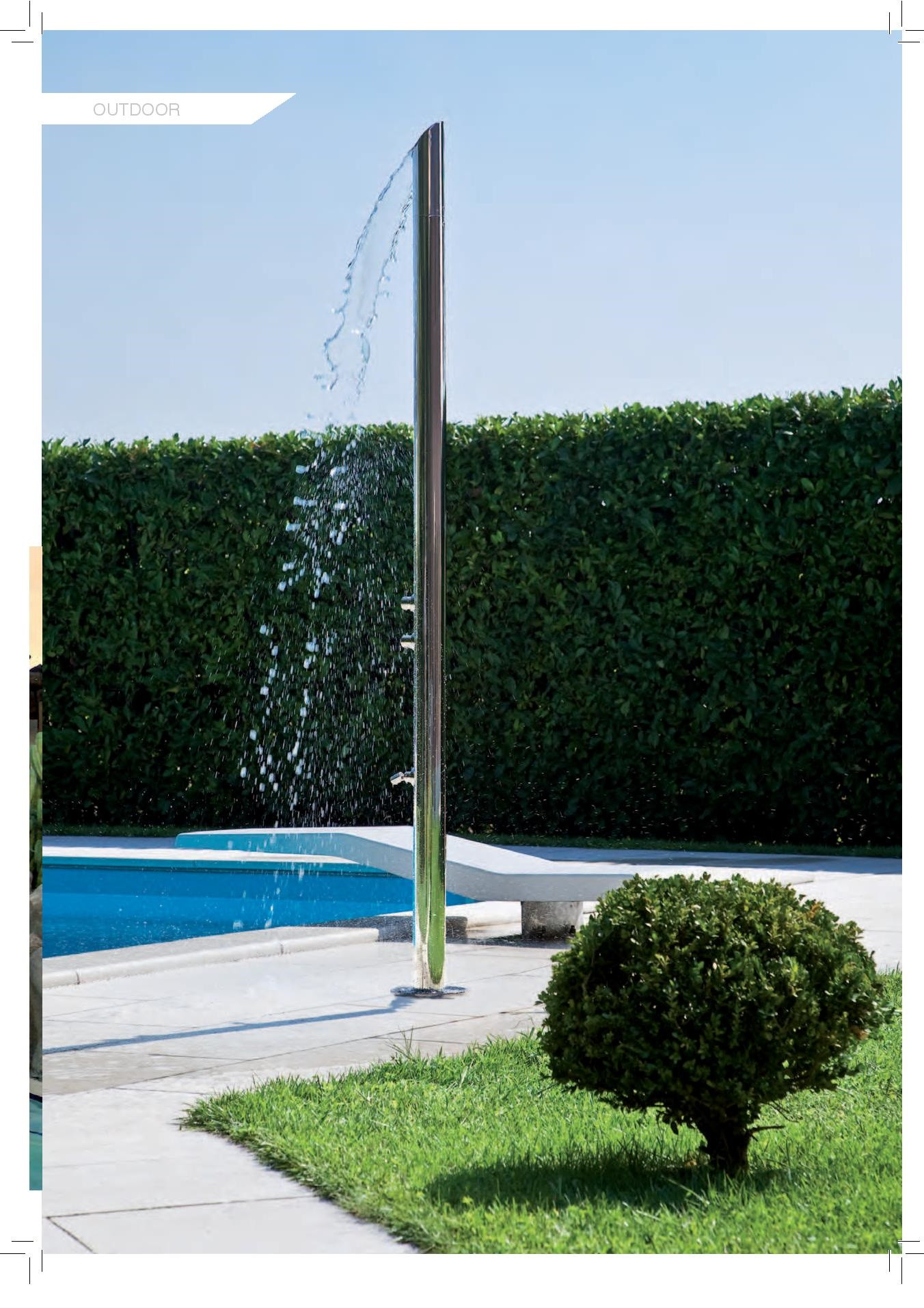 BOSSINI - AQUABAMBU - OUTDOOR SHOWER COLUMN