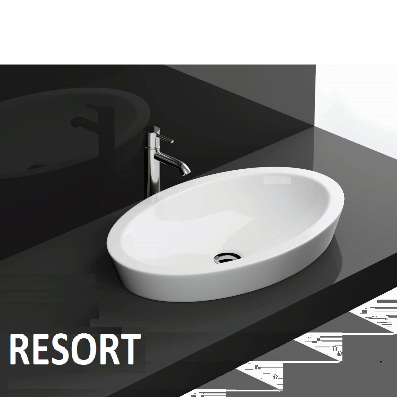 RAK - RESORT WASHBASIN TABLE TOP