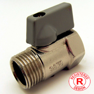  SAVA - BRASS MINI BALL VALVE 