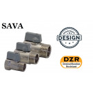 SAVA - Art 33 MINI BALL VALVE - CR BRASS 