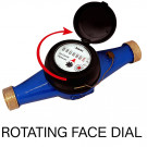 JANN MULTI-JET BRASS W/ ROTATING DIAL DISPLAY