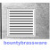 Bountybrassware - 13301.12 AISI316 floor grate