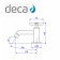DECA COLD TAP - DUNA 1197-C64 TECHNICAL DRAWING