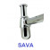 SAVA - FULL BRASS CHROME BOTTLETRAP DN32  DN40 
